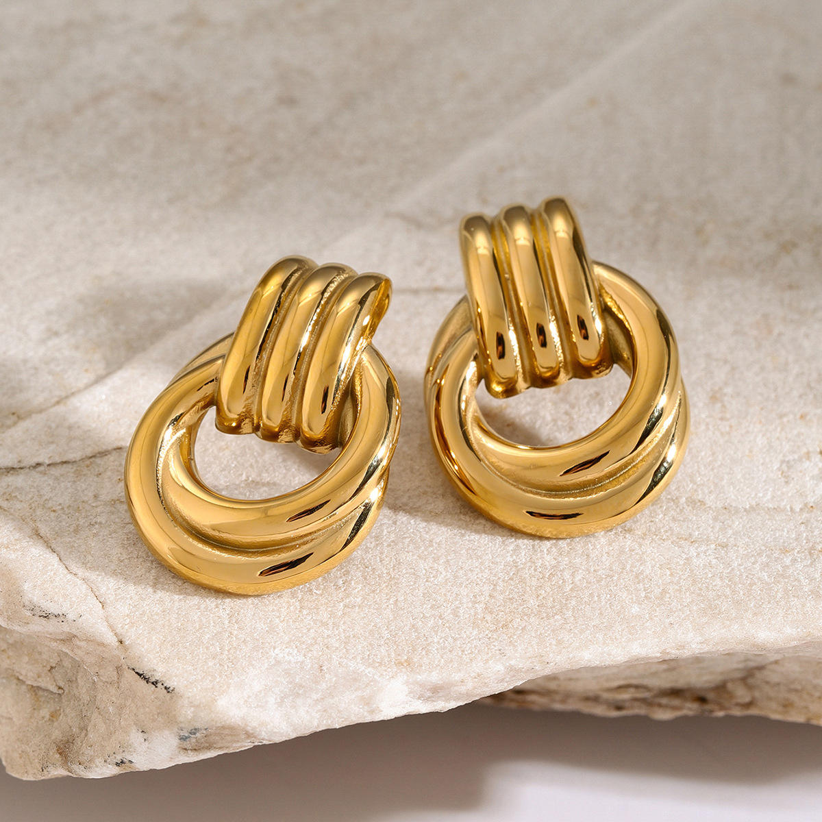 Layered Spiraled Up  Earrings