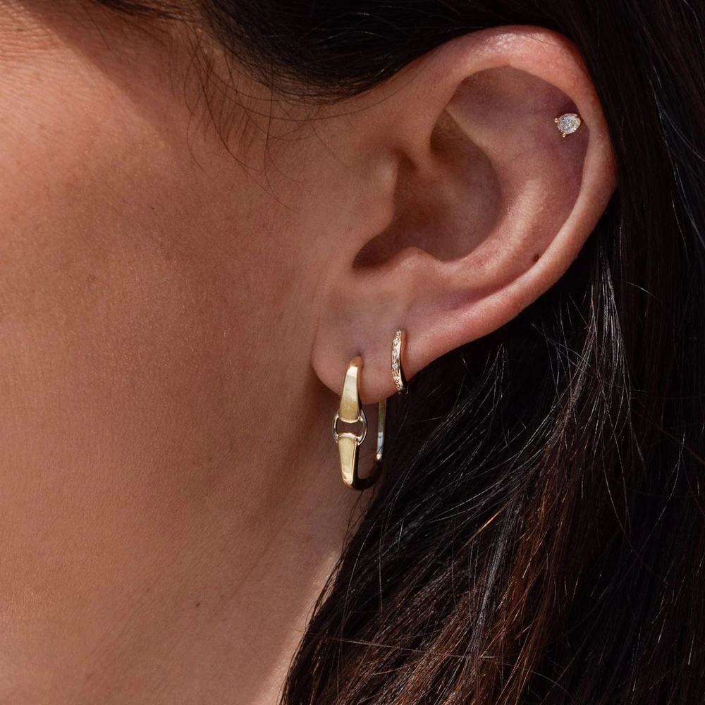 Double Dipped Square Earrings