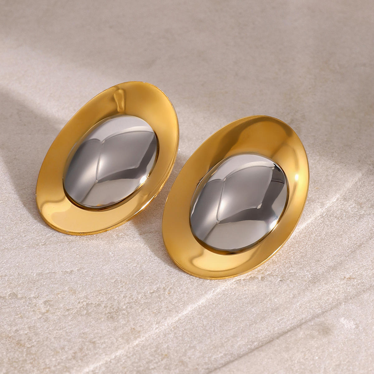 Double Dip Coin Earrings