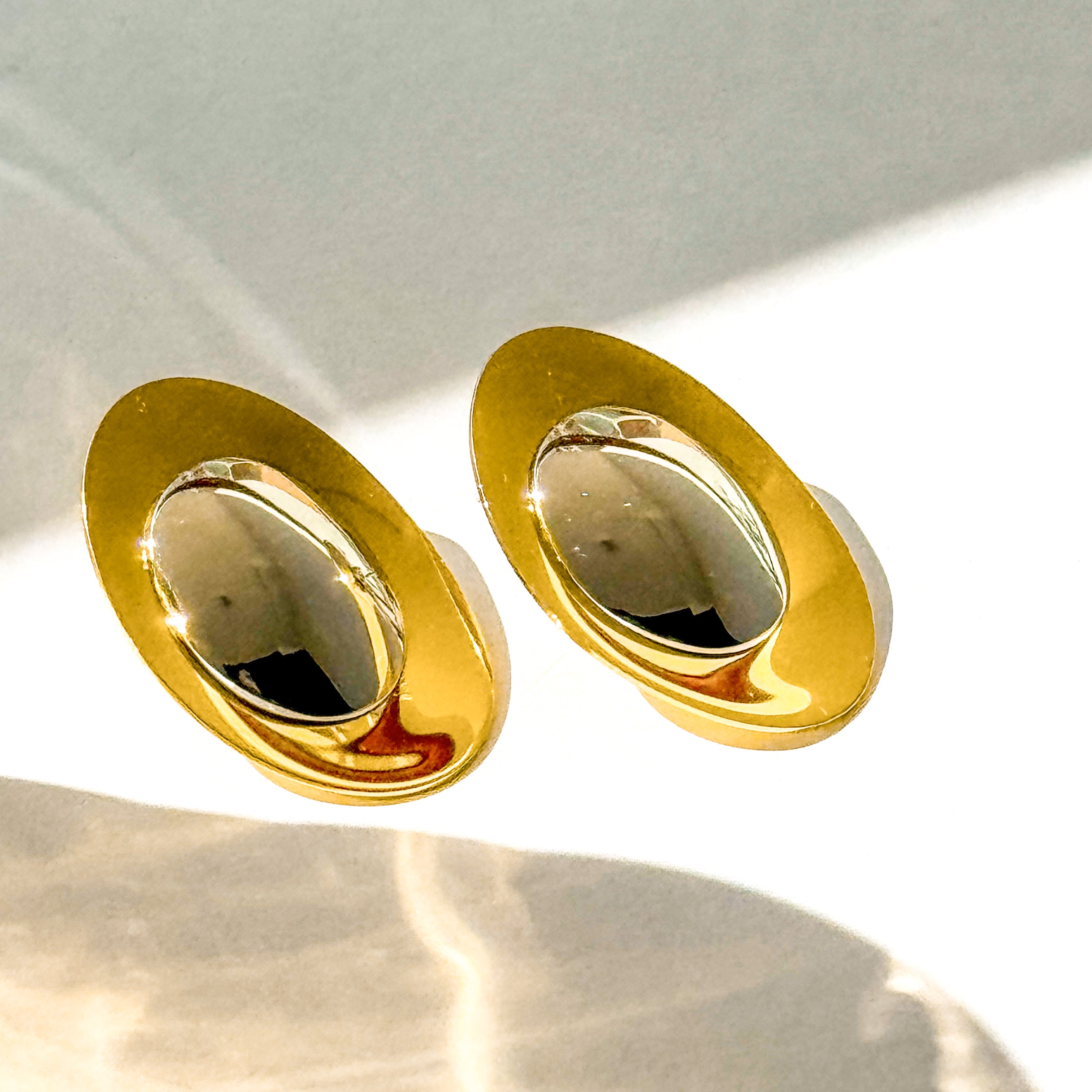 Double Dip Coin Earrings