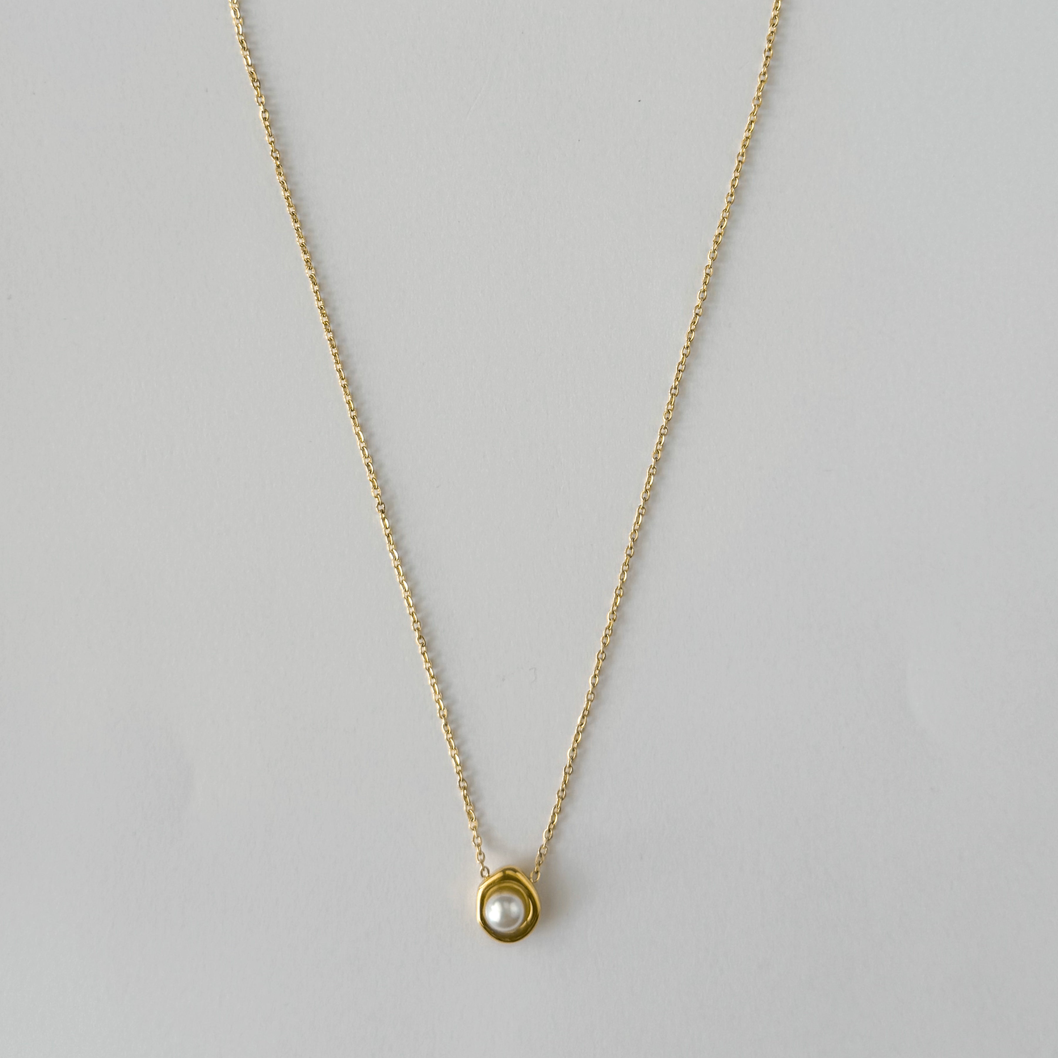 Moonlit Pearl Necklace