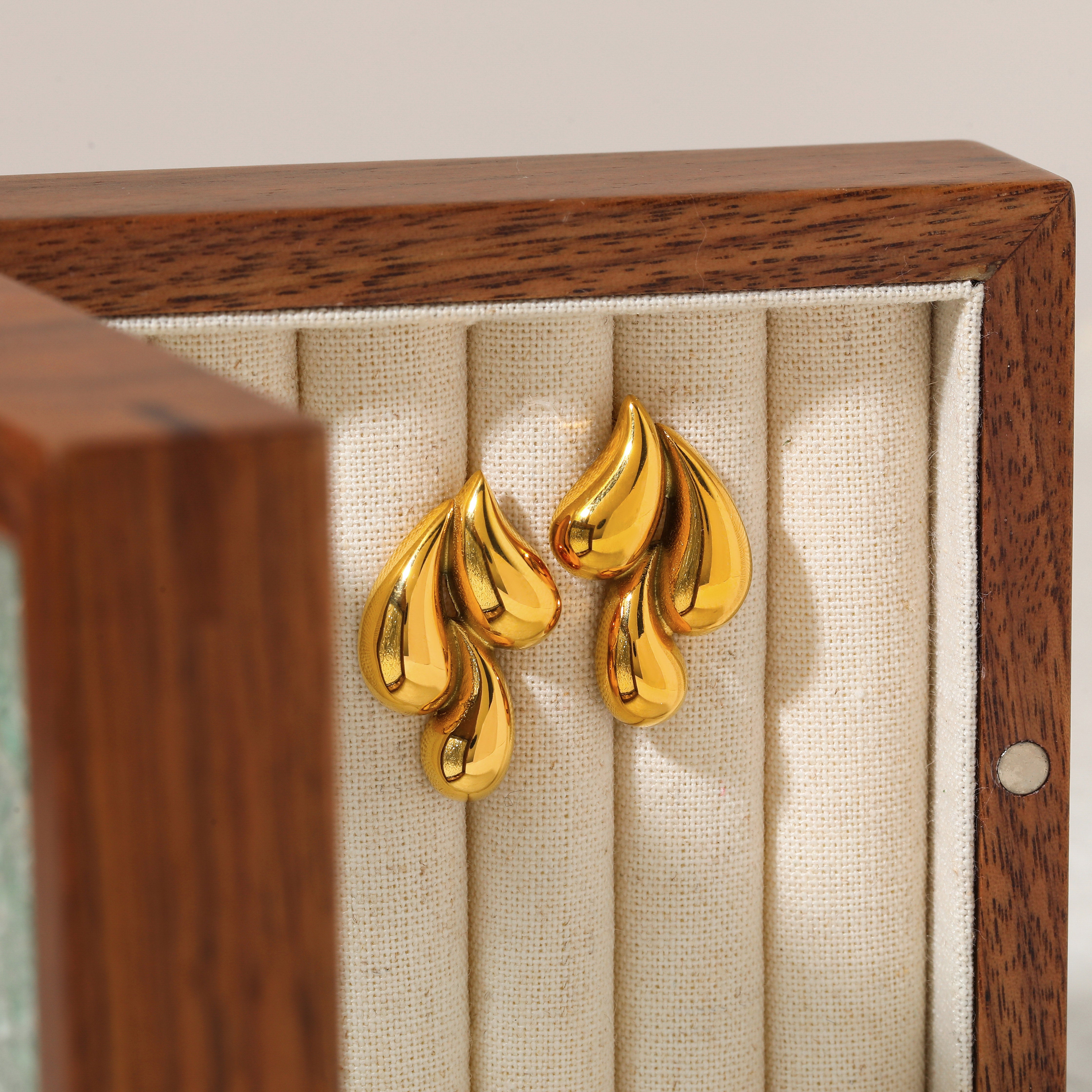 Twilight Teardrop Stud Earrings