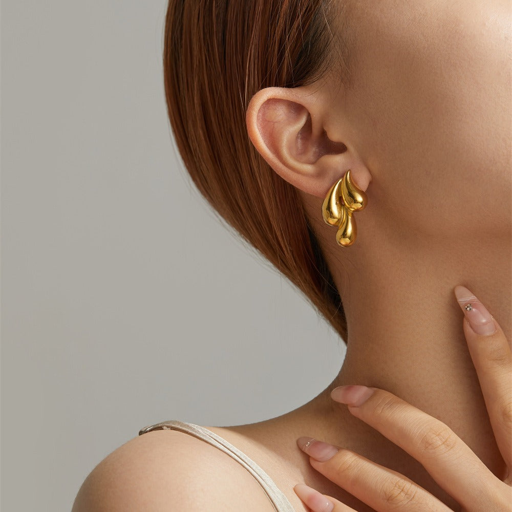 Twilight Teardrop Stud Earrings