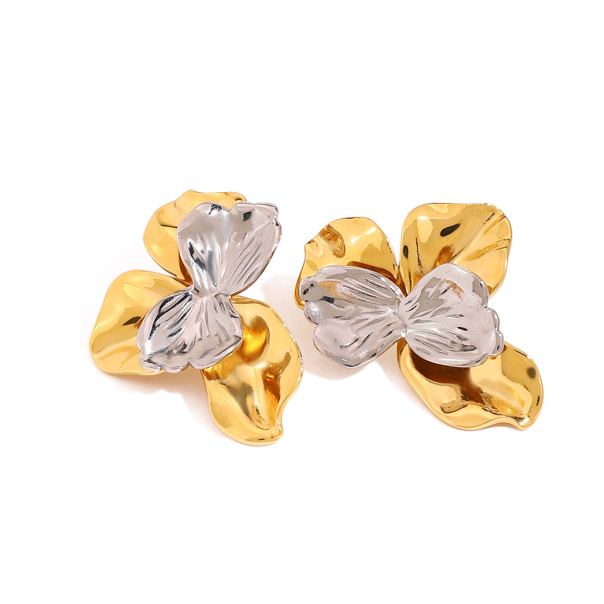 Wave Petal Earrings