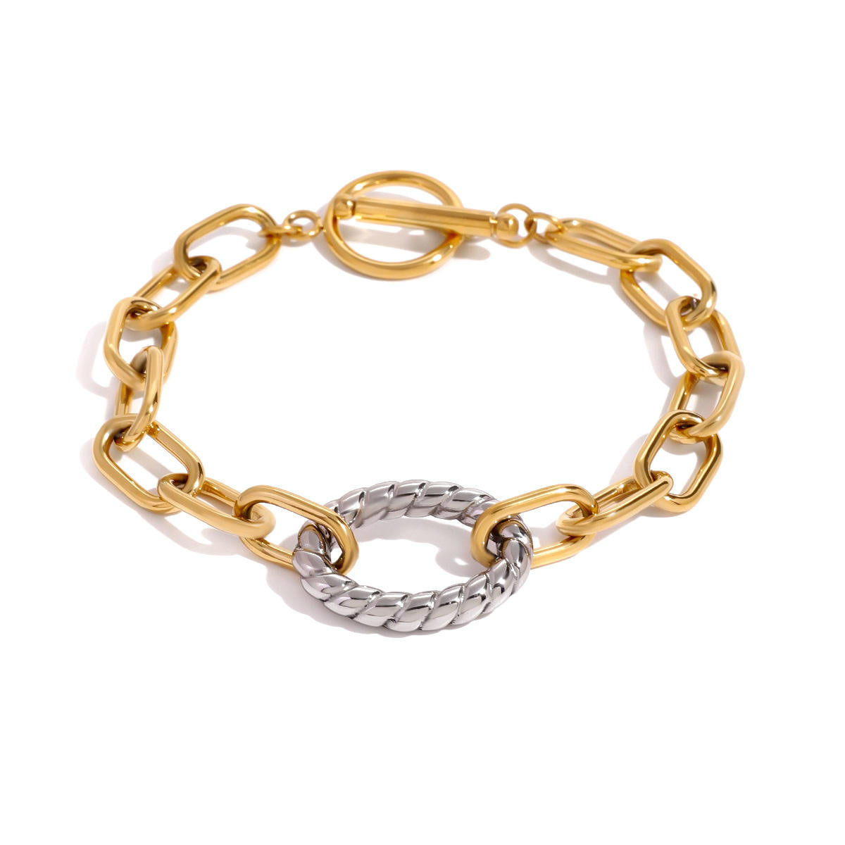 Double Dip Oval Bracelet