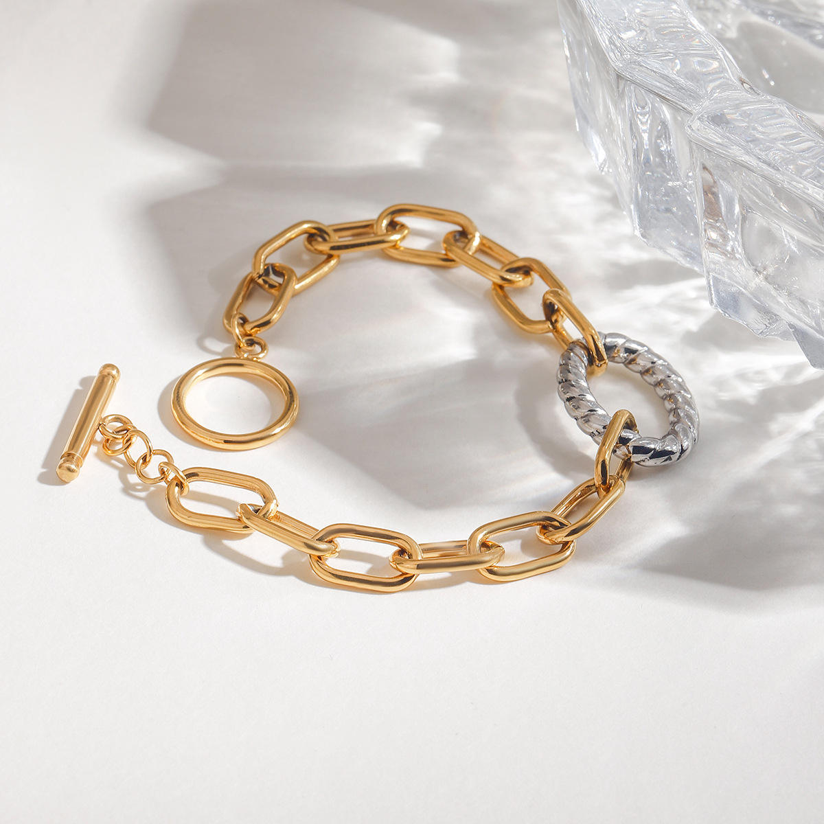 Double Dip Oval Bracelet
