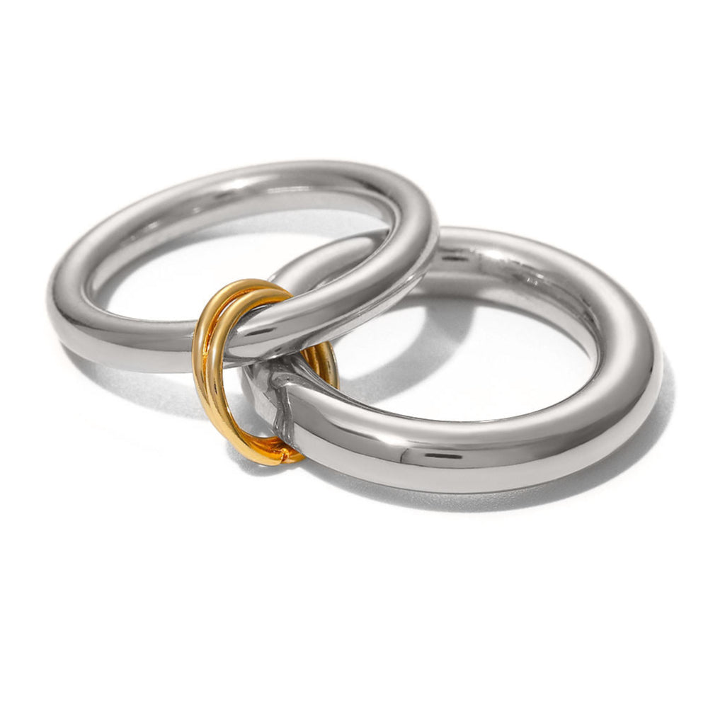 Double Dip Plain Stack Ring