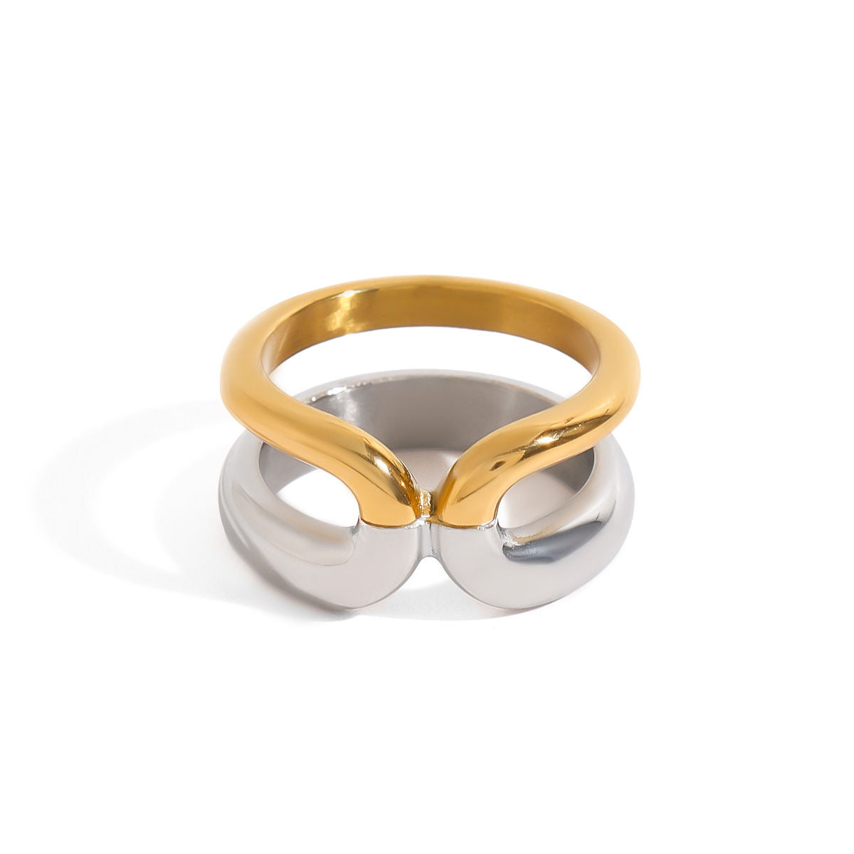 Double Dip Cross Ring