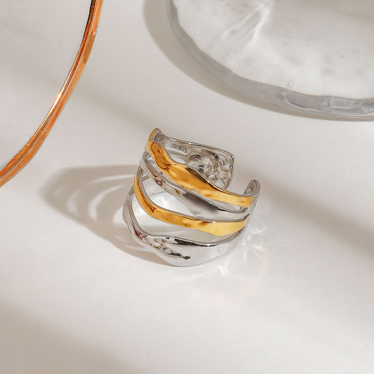 Double Dip Layers Ring